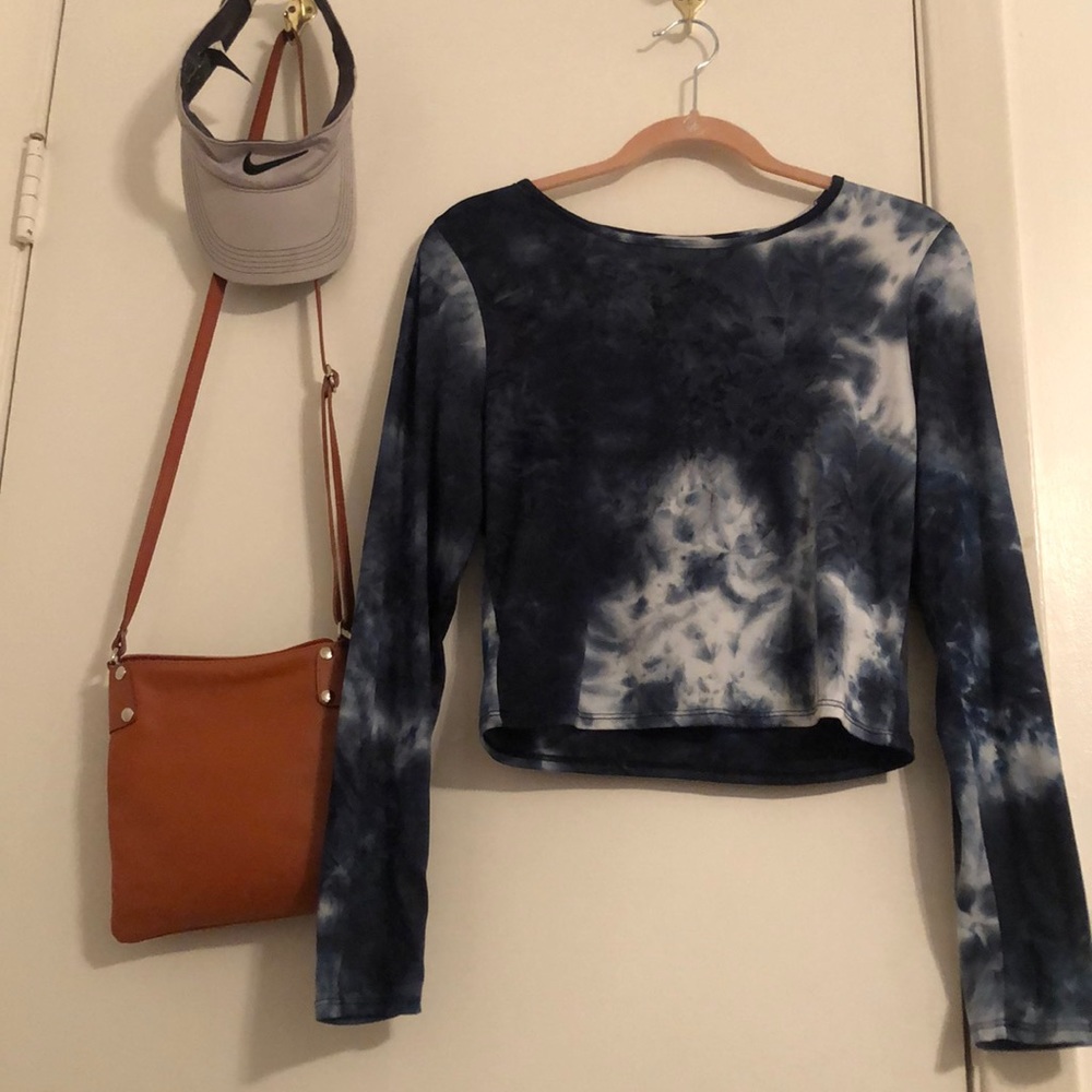 Tie dyed crop